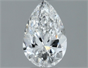Natural Diamond 0.50 Carats, Pear with  Cut, F Color, VS1 Clarity and Certified by GIA