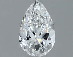 Picture of Natural Diamond 0.50 Carats, Pear with  Cut, F Color, VS1 Clarity and Certified by GIA