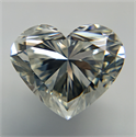 Natural Diamond 1.50 Carats, Heart with  Cut, G Color, VVS1 Clarity and Certified by IGI