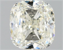 Diamante Natural 0.72 quilates, Del cojín , Color K, claridad IF y certificado GIA