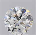 Natural Diamond 2.28 Carats, Round with Excellent Cut, I Color, VVS2 Clarity and Certified by GIA