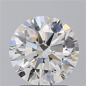 Picture of Natural Diamond 2.28 Carats, Round with Excellent Cut, I Color, VVS2 Clarity and Certified by GIA