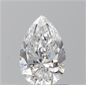 Diamante Natural 0.90 quilates, De pera , Color F, claridad VS1 y certificado GIA