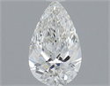 Natural Diamond 0.50 Carats, Pear with  Cut, G Color, IF Clarity and Certified by GIA