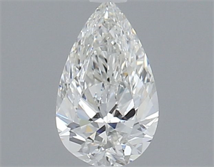 Picture of Natural Diamond 0.50 Carats, Pear with  Cut, G Color, IF Clarity and Certified by GIA