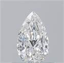 Diamante Natural 0.50 quilates, De pera , Color F, claridad VS2 y certificado GIA