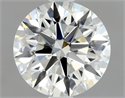 Diamante Natural 1.54 quilates, Redondo , Color J, claridad VVS1 y certificado GIA