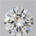Diamante Natural 3.01 quilates, Redondo , Color H, claridad VS1 y certificado GIA