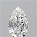 Diamante Natural 0.51 quilates, De pera , Color I, claridad VVS1 y certificado GIA