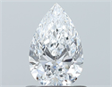 Natural Diamond 0.70 Carats, Pear with  Cut, D Color, VS2 Clarity and Certified by GIA