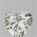 Natural Diamond 0.71 Carats, Heart with  Cut, L Color, IF Clarity and Certified by GIA