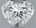Natural Diamond 0.50 Carats, Heart with  Cut, I Color, VS1 Clarity and Certified by IGI