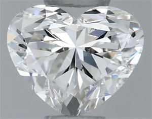 Picture of Natural Diamond 0.50 Carats, Heart with  Cut, I Color, VS1 Clarity and Certified by IGI