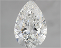 Natural Diamond 0.97 Carats, Pear with  Cut, G Color, SI2 Clarity and Certified by GIA