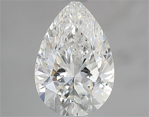 Picture of Natural Diamond 0.97 Carats, Pear with  Cut, G Color, SI2 Clarity and Certified by GIA