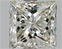 Natural Diamond 1.70 Carats, Princess with  Cut, L Color, SI2 Clarity and Certified by GIA