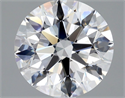 Natural Diamond 2.03 Carats, Round with Excellent Cut, D Color, VVS1 Clarity and Certified by GIA