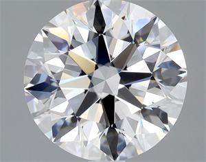 Picture of Natural Diamond 2.03 Carats, Round with Excellent Cut, D Color, VVS1 Clarity and Certified by GIA