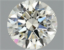 Natural Diamond 0.80 Carats, Round with Excellent Cut, L Color, SI1 Clarity and Certified by GIA