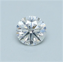 Diamante Natural 0.53 quilates, Redondo , Color E, claridad SI2 y certificado GIA