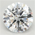 Del inventario de diamantes de laboratorio, 2.82 quilates, Redondo , Color D, claridad VVS1 y certificado GIA