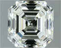 Natural Diamond 1.00 Carats, Asscher with  Cut, J Color, VS1 Clarity and Certified by IGI