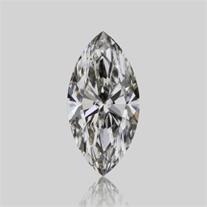 Picture of Natural Diamond 0.41 Carats, Marquise with  Cut, I Color, VVS2 Clarity and Certified by GIA