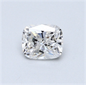 0.50 quilates, Del cojín Diamante , Color E, claridad SI2 y certificado por GIA