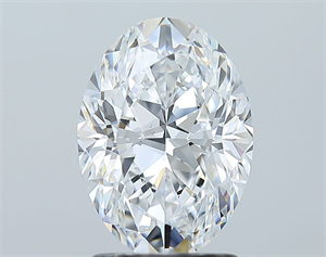 Picture of Natural Diamond 2.01 Carats, Oval with  Cut, D Color, VS1 Clarity and Certified by GIA