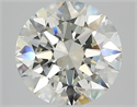 Natural Diamond 3.01 Carats, Round with Excellent Cut, J Color, VVS2 Clarity and Certified by GIA