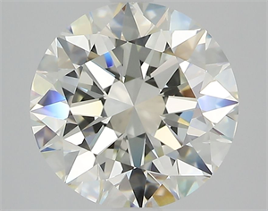 Picture of Natural Diamond 3.01 Carats, Round with Excellent Cut, J Color, VVS2 Clarity and Certified by GIA