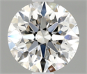 Natural Diamond 1.00 Carats, Round with Excellent Cut, H Color, VS2 Clarity and Certified by IGI