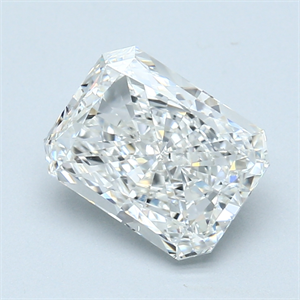 Picture of 2.51 Carats, Radiant Diamond with  Cut, G Color, VS2 Clarity and Certified by GIA