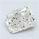 1.20 Carats, Radiant Diamond with  Cut, J Color, SI2 Clarity and Certified by GIA