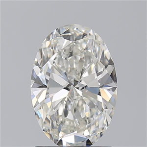Picture of Natural Diamond 1.70 Carats, Oval with  Cut, I Color, SI2 Clarity and Certified by GIA