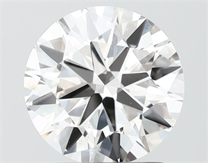 Picture of Lab Grown Diamond 1.87 Carats, Round with Excellent Cut, F Color, VS2 Clarity and Certified by IGI