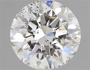 Picture of Natural Diamond 1.01 Carats, Round with Excellent Cut, H Color, SI2 Clarity and Certified by GIA