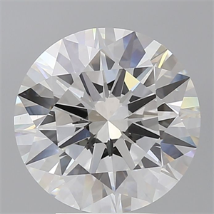 Picture of Lab Grown Diamond 4.56 Carats, Round with Ideal Cut, E Color, VS1 Clarity and Certified by IGI