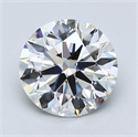 Diamante Natural 1.70 quilates, Redondo , Color H, claridad VS1 y certificado GIA