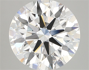 Picture of Lab Grown Diamond 4.34 Carats, Round with Excellent Cut, E Color, VVS2 Clarity and Certified by GIA