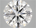 Lab Grown Diamond 6.73 Carats, Round with Ideal Cut, G Color, VS1 Clarity and Certified by IGI