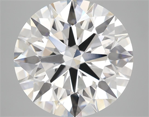 Picture of Lab Grown Diamond 6.73 Carats, Round with Ideal Cut, G Color, VS1 Clarity and Certified by IGI