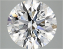 Lab Grown Diamond 5.01 Carats, Round with Excellent Cut, E Color, VVS2 Clarity and Certified by IGI