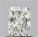 Natural Diamond 0.70 Carats, Radiant with  Cut, I Color, VS2 Clarity and Certified by GIA