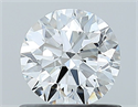 Diamante Natural 0.70 quilates, Redondo , Color E, claridad I1 y certificado GIA