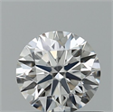Natural Diamond 0.42 Carats, Round with Excellent Cut, E Color, VVS2 Clarity and Certified by GIA