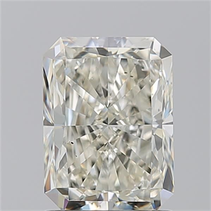 Picture of Natural Diamond 1.51 Carats, Radiant with  Cut, L Color, VS2 Clarity and Certified by GIA
