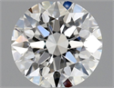 Diamante Natural 0.41 quilates, Redondo , Color F, claridad VVS1 y certificado GIA