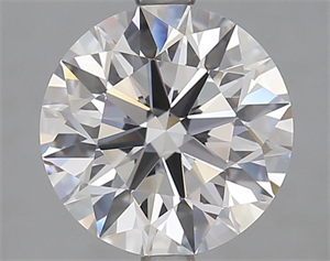 Picture of Lab Grown Diamond 3.02 Carats, Round with Ideal Cut, D Color, VVS1 Clarity and Certified by IGI