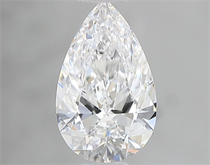 Picture of Natural Diamond 0.58 Carats, Pear with  Cut, E Color, VS1 Clarity and Certified by GIA